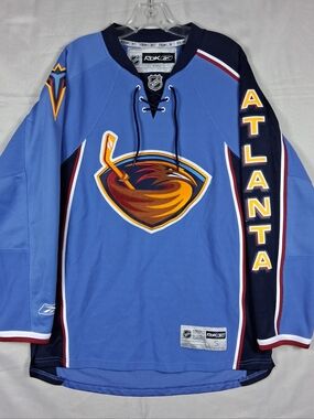 Vintage Reebok Atlanta Thrashers NHL Hockey Jersey Mens Size Small
